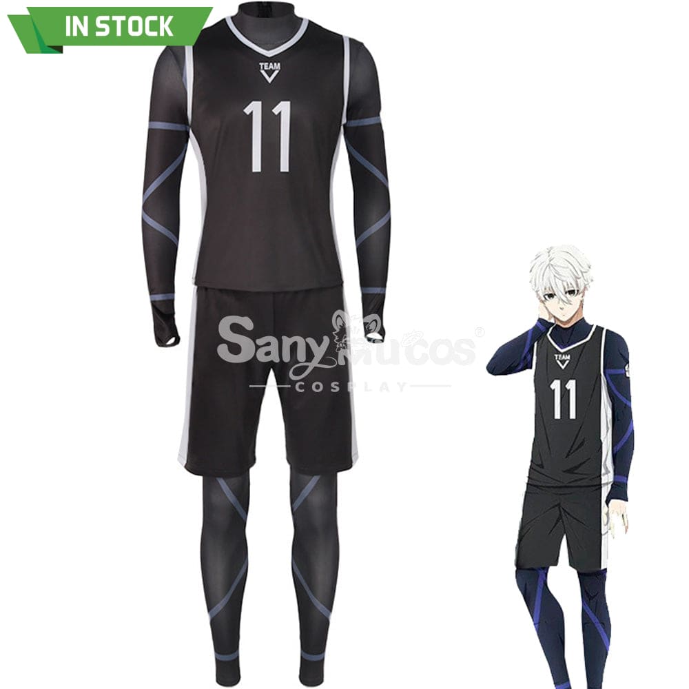 【In Stock】Anime Blue Lock Cosplay Team V Football Jersey Costume Nagi Seishiro / S Costumes