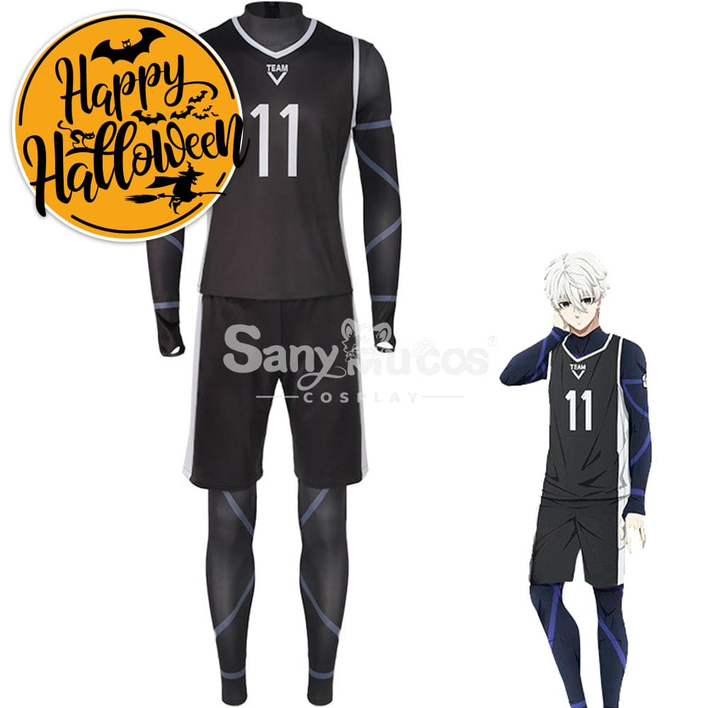 【In Stock】Anime Blue Lock Cosplay Team V Football Jersey Costume Nagi Seishiro / S Costumes