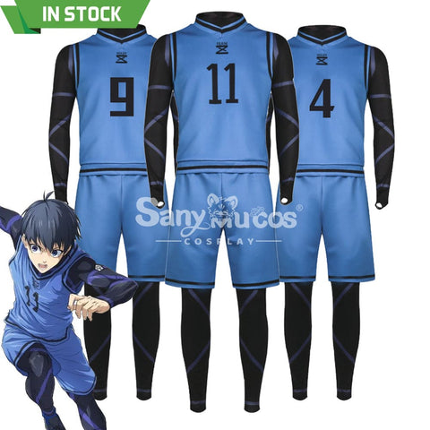 【In Stock】Anime Blue Lock Cosplay Team Z Football Jersey Costume Costumes