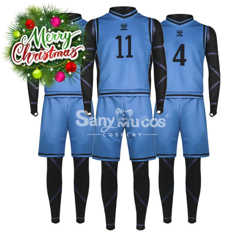 【In Stock】Anime Blue Lock Cosplay Team Z Football Jersey Costume Costumes