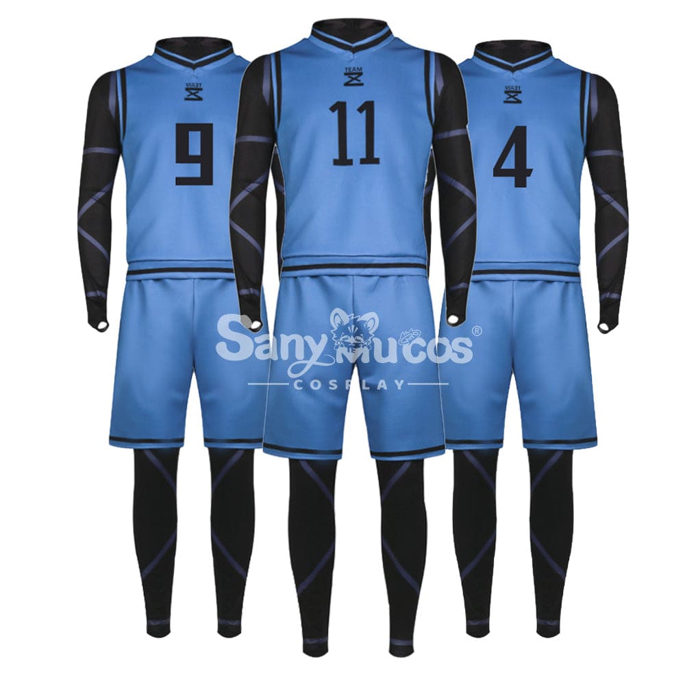 【In Stock】Anime Blue Lock Cosplay Team Z Football Jersey Costume Costumes