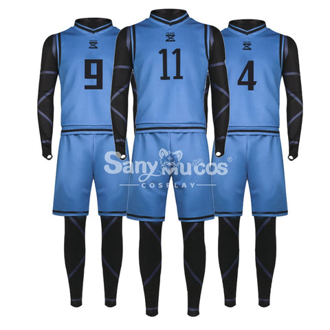 【In Stock】Anime Blue Lock Cosplay Team Z Football Jersey Costume Costumes