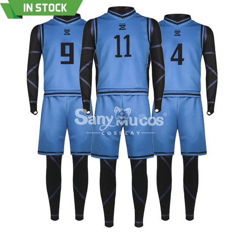 【In Stock】Anime Blue Lock Cosplay Team Z Football Jersey Costume Costumes