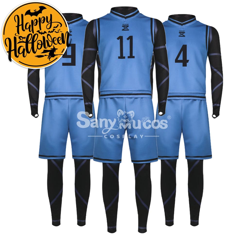 【In Stock】Anime Blue Lock Cosplay Team Z Football Jersey Costume Costumes