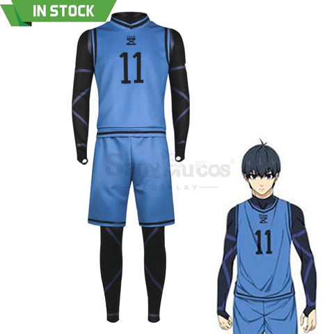 【In Stock】Anime Blue Lock Cosplay Team Z Football Jersey Costume Isagi Yoichi / S Costumes