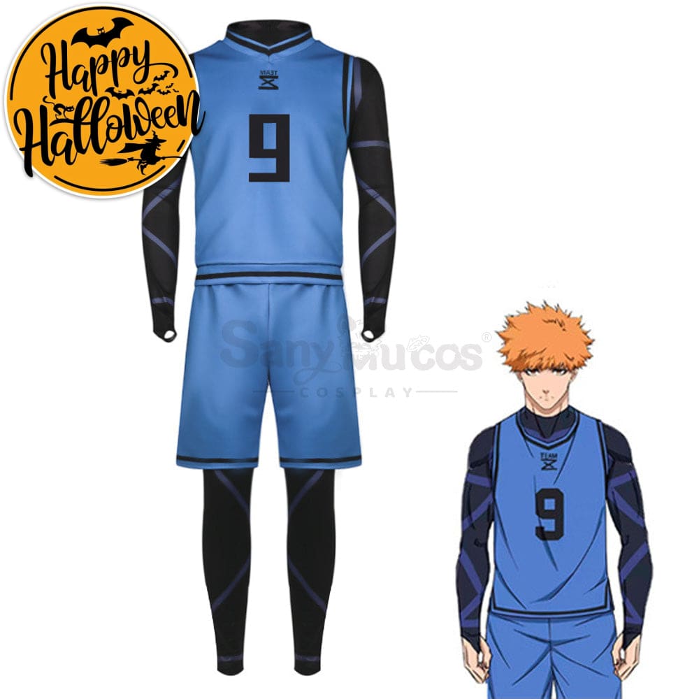 【In Stock】Anime Blue Lock Cosplay Team Z Football Jersey Costume Rensuke Kunigami / S Costumes