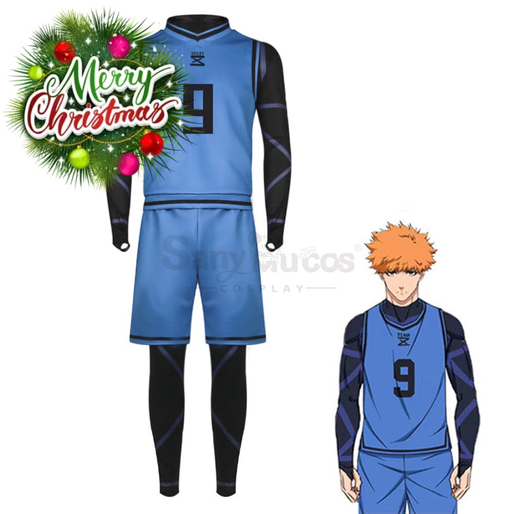 【In Stock】Anime Blue Lock Cosplay Team Z Football Jersey Costume Rensuke Kunigami / S Costumes