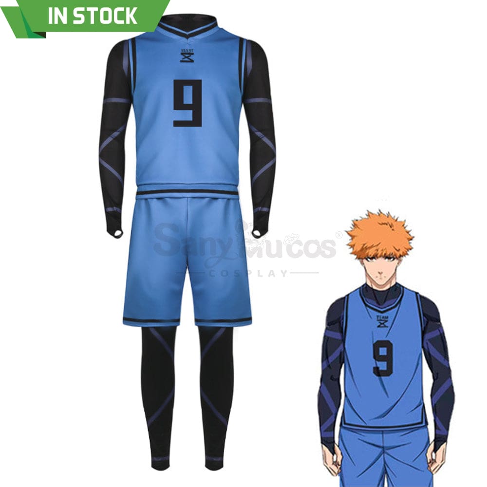 【In Stock】Anime Blue Lock Cosplay Team Z Football Jersey Costume Rensuke Kunigami / S Costumes