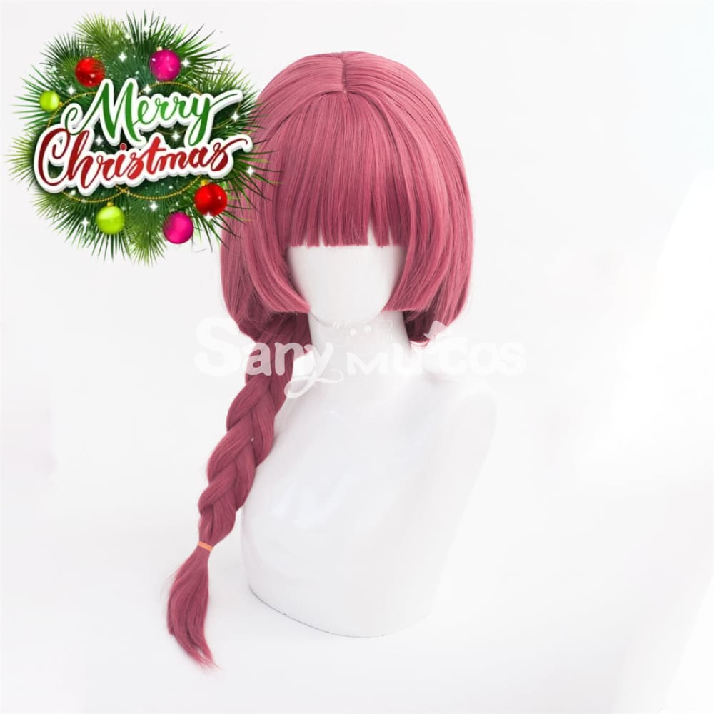 Anime Bocchi the Rock cosplay Hiroi Kikuri Red Long Weave Cosplay Wig