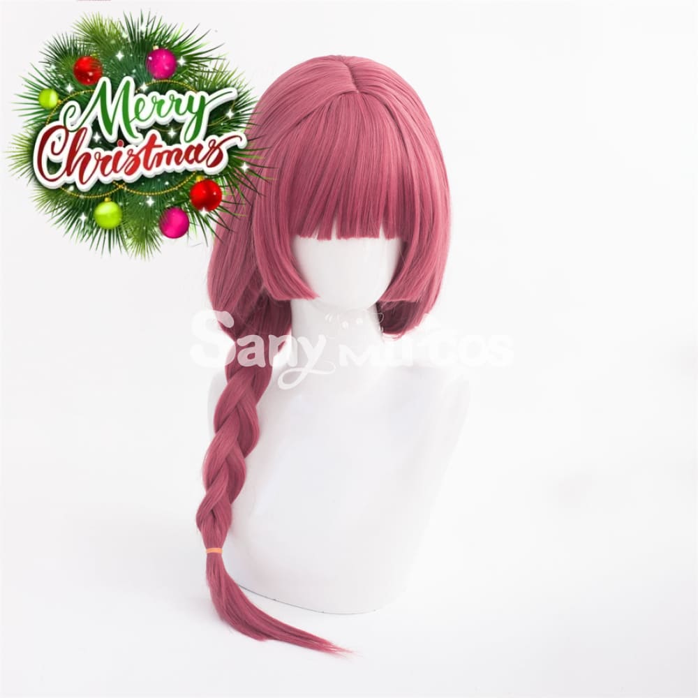 Anime Bocchi the Rock cosplay Hiroi Kikuri Red Long Weave Cosplay Wig