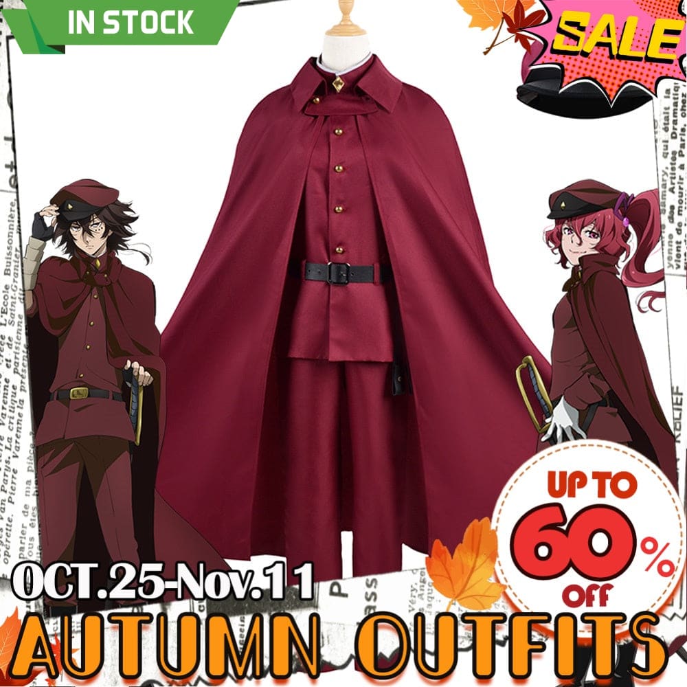 【In Stock】Anime Bungo Stray Dogs 4Th Season Cosplay Suehiro Tecchou/Ookura Teruko Costume Costumes