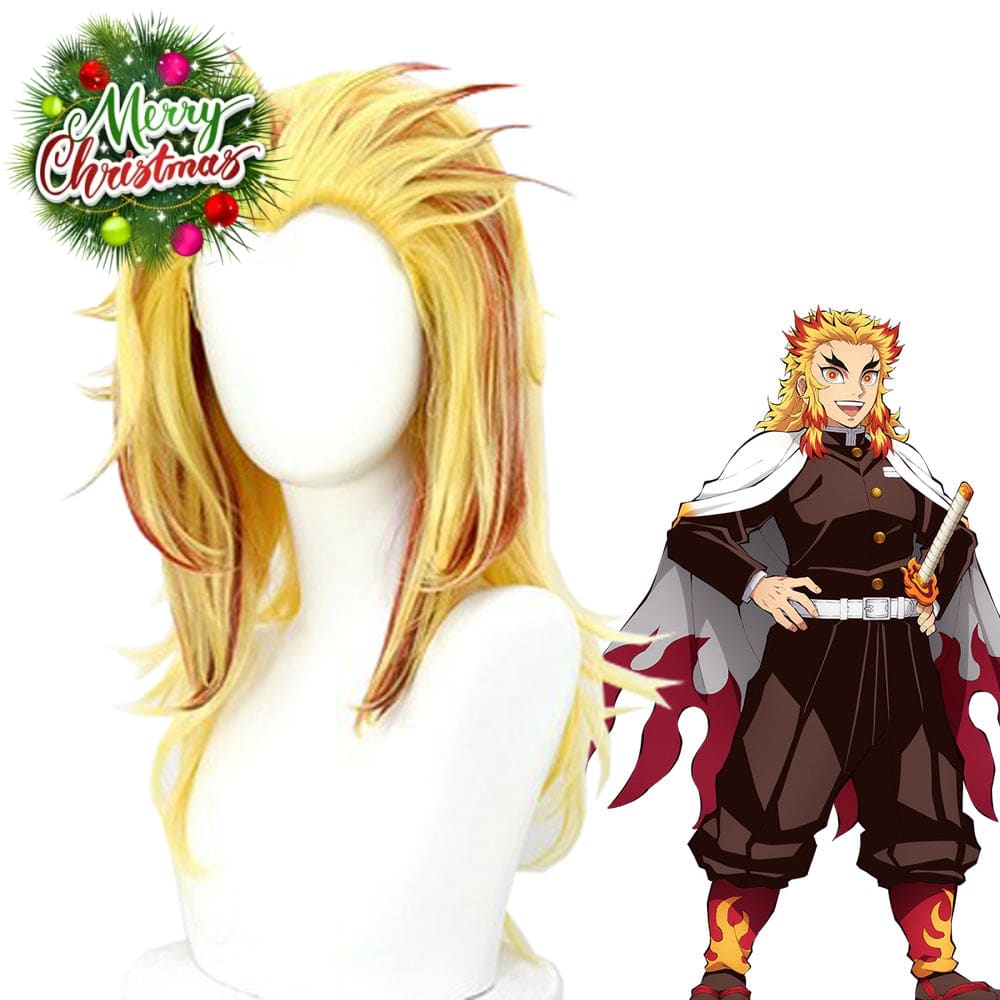 【In Stock】Anime Bungo Stray Dogs Cosplay Rengoku Kyoujurou Wig Wigs