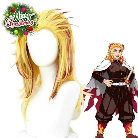 【In Stock】Anime Bungo Stray Dogs Cosplay Rengoku Kyoujurou Wig Wigs 1000