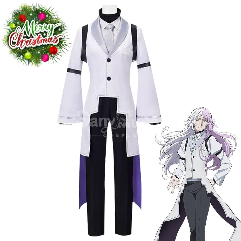 【In Stock】Anime Bungo Stray Dogs Cosplay Sigma Costume Plus Size Costumes