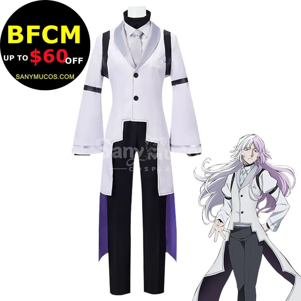 【In Stock】Anime Bungo Stray Dogs Cosplay Sigma Costume Plus Size Costumes