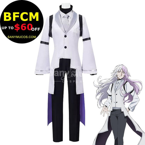 【In Stock】Anime Bungo Stray Dogs Cosplay Sigma Costume Plus Size Costumes