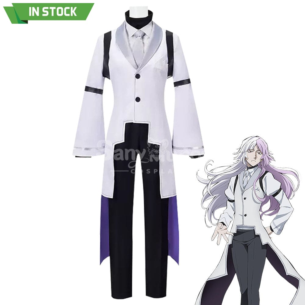 【In Stock】Anime Bungo Stray Dogs Cosplay Sigma Costume Plus Size Costumes