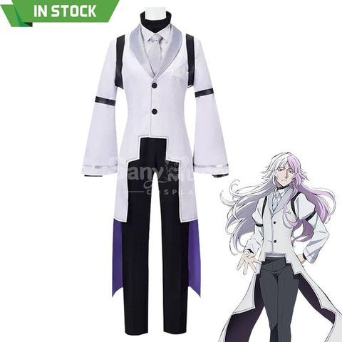 【In Stock】Anime Bungo Stray Dogs Cosplay Sigma Costume Plus Size Costumes