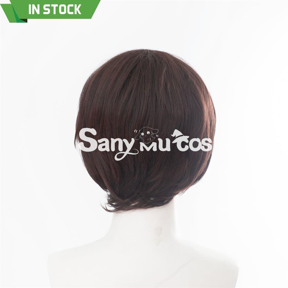 Anime Bungo Stray Dogs Osamu Dazai Cosplay Dark Brown Short Wig