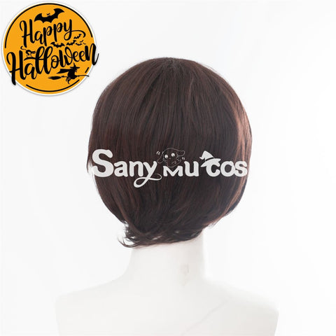 Anime Bungo Stray Dogs Osamu Dazai Cosplay Dark Brown Short Wig