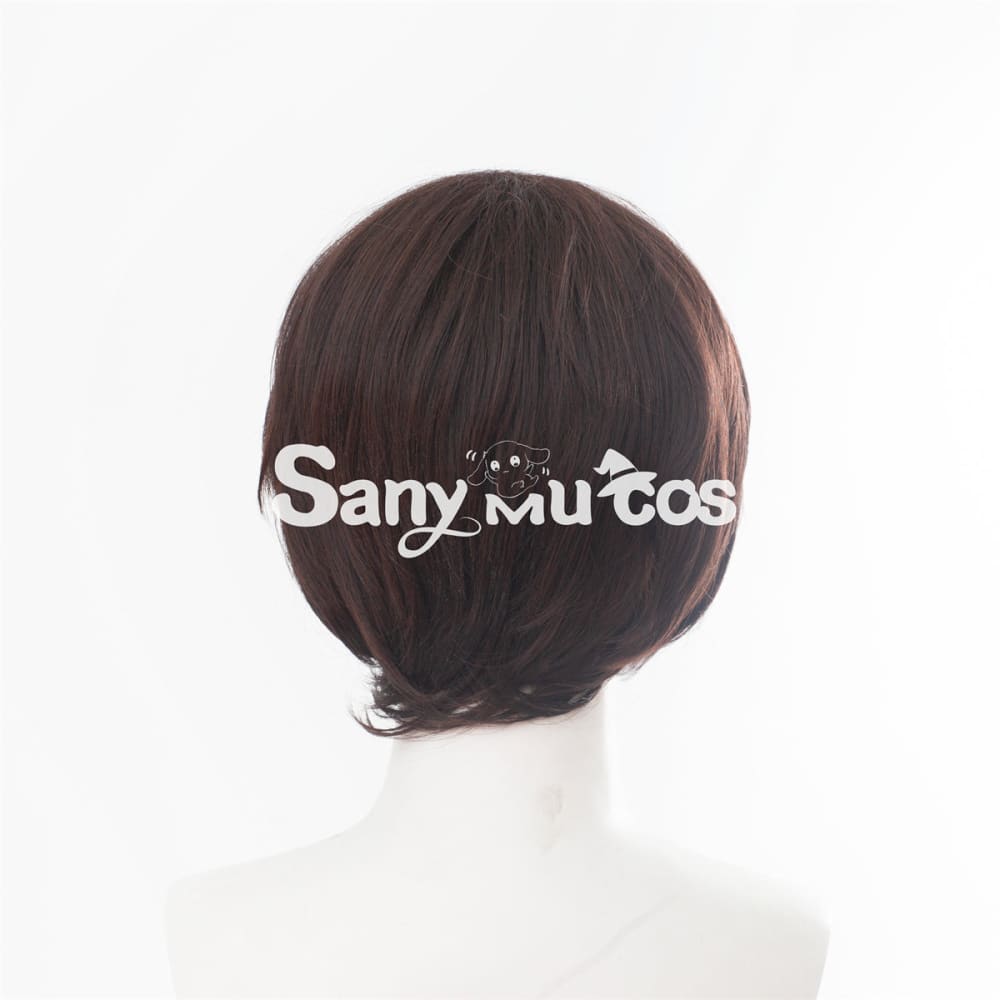 Anime Bungo Stray Dogs Osamu Dazai Cosplay Dark Brown Short Wig