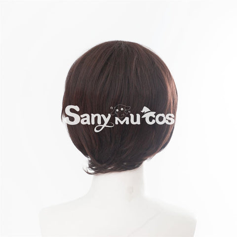 Anime Bungo Stray Dogs Osamu Dazai Cosplay Dark Brown Short Wig