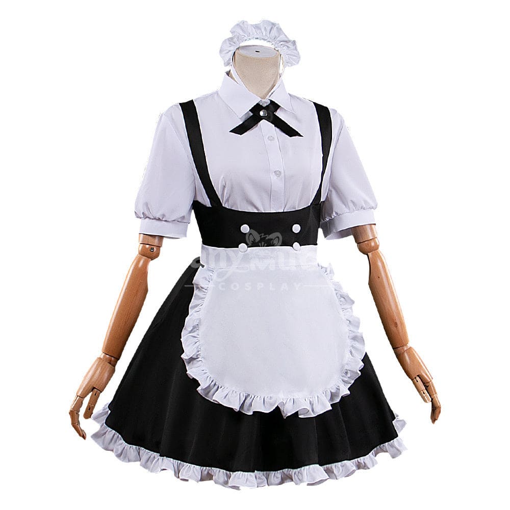 【In Stock】Anime Call Of The Night Cosplay The Maid Outfit Nazuna Nanakusa Maid Costume Costumes