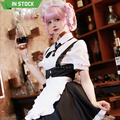 【In Stock】Anime Call Of The Night Cosplay The Maid Outfit Nazuna Nanakusa Maid Costume Costumes