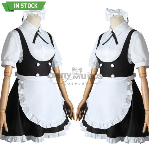 【In Stock】Anime Call Of The Night Cosplay The Maid Outfit Nazuna Nanakusa Maid Costume Costumes