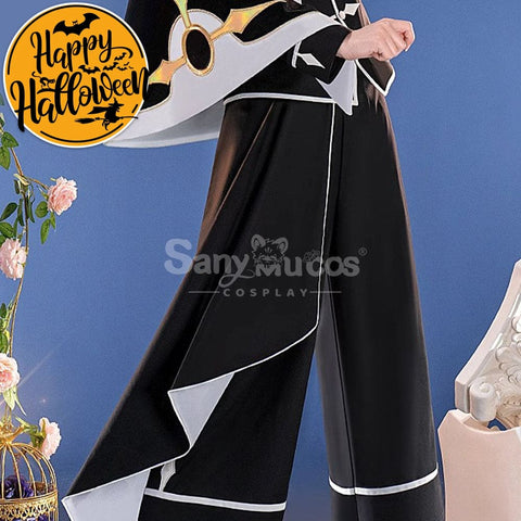 【In Stock】Anime Card Captor Sakura Cosplay Syaoran Li Black And White Suit Cosplay Costume Cosplay Costumes