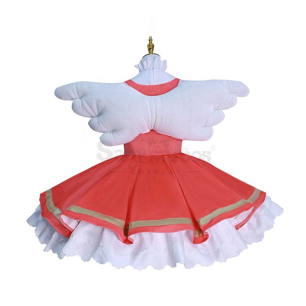 【In Stock】Anime Cardcaptor Sakura Cosplay Kinomoto Battle Suit Costume Plus Size Costumes