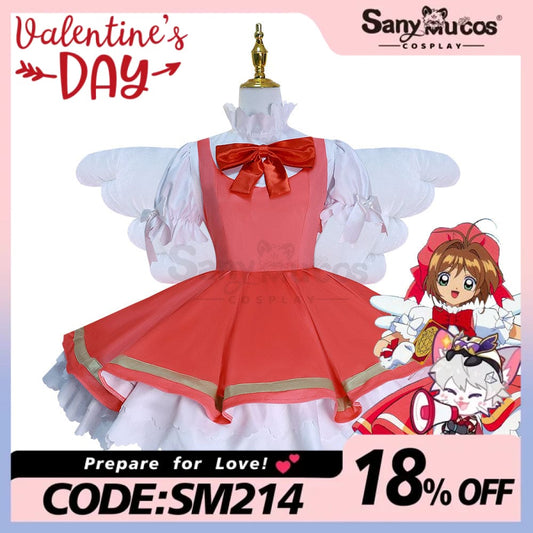 【In Stock】Anime Cardcaptor Sakura Cosplay Kinomoto Battle Suit Costume Plus Size Costumes 1000