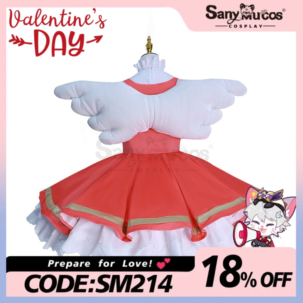 【In Stock】Anime Cardcaptor Sakura Cosplay Kinomoto Battle Suit Costume Plus Size Costumes