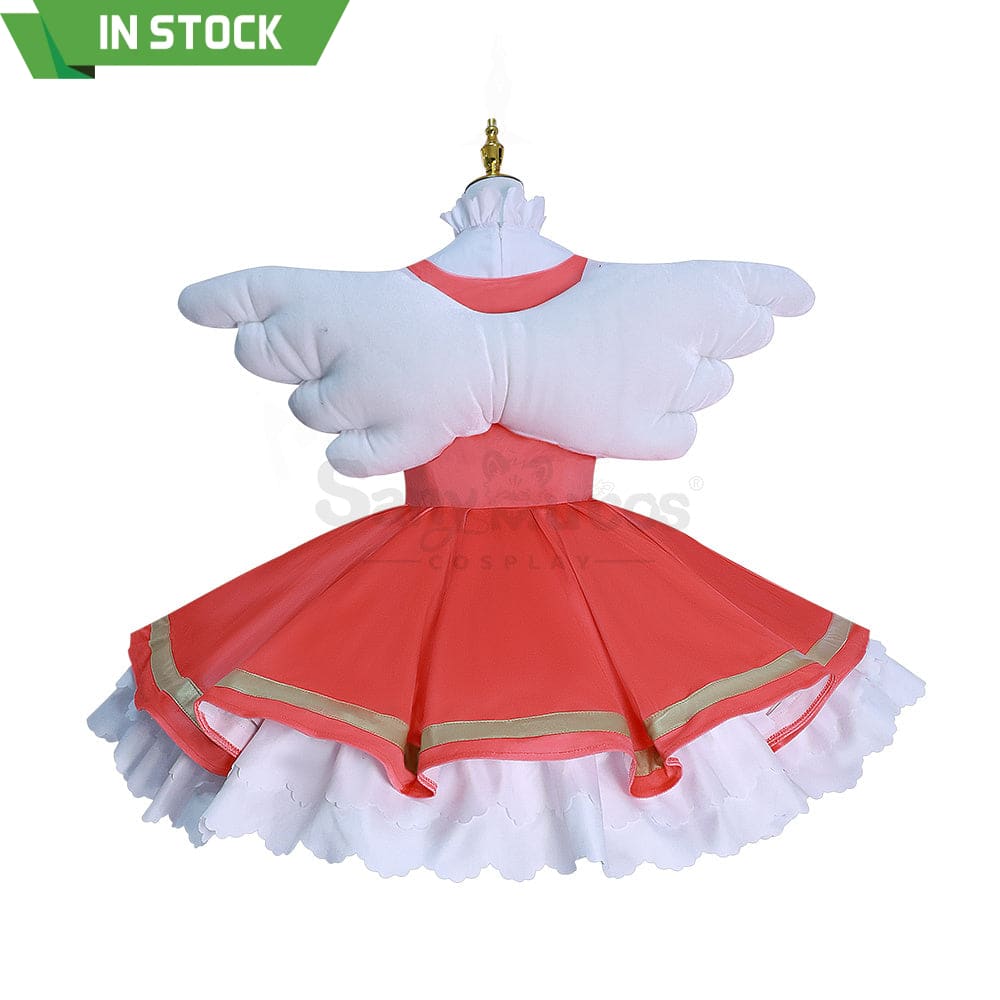 【In Stock】Anime Cardcaptor Sakura Cosplay Kinomoto Battle Suit Costume Plus Size Costumes