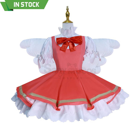 【In Stock】Anime Cardcaptor Sakura Cosplay Kinomoto Battle Suit Costume Plus Size Costumes