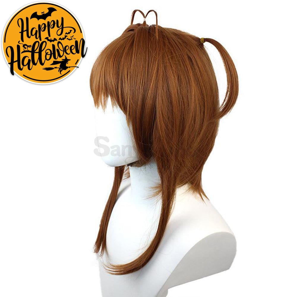 【In Stock】Anime Cardcaptor Sakura Cosplay Kinomoto Battle Suit Wig Wigs