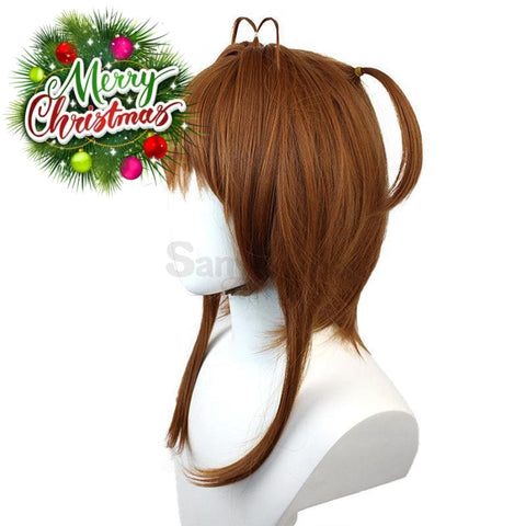 【In Stock】Anime Cardcaptor Sakura Cosplay Kinomoto Battle Suit Wig Wigs