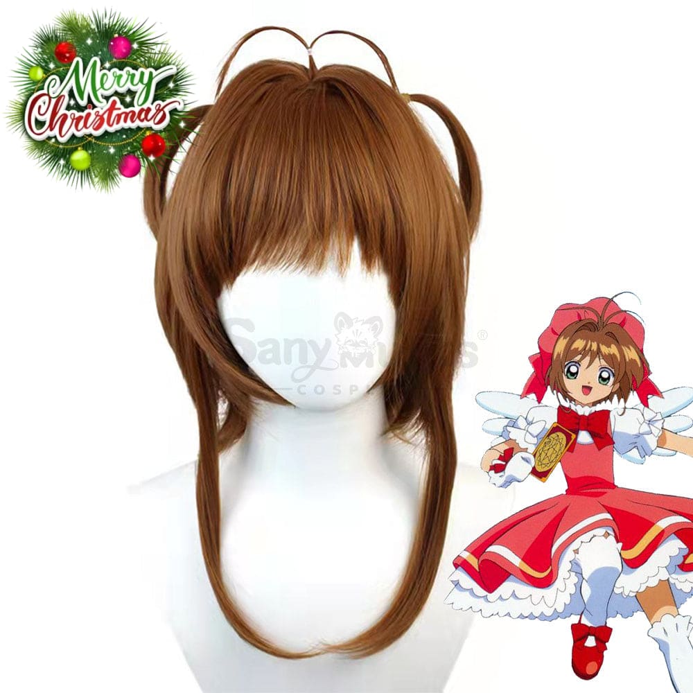 【In Stock】Anime Cardcaptor Sakura Cosplay Kinomoto Battle Suit Wig Wigs
