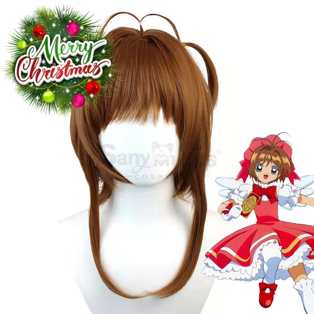 【In Stock】Anime Cardcaptor Sakura Cosplay Kinomoto Battle Suit Wig Wigs