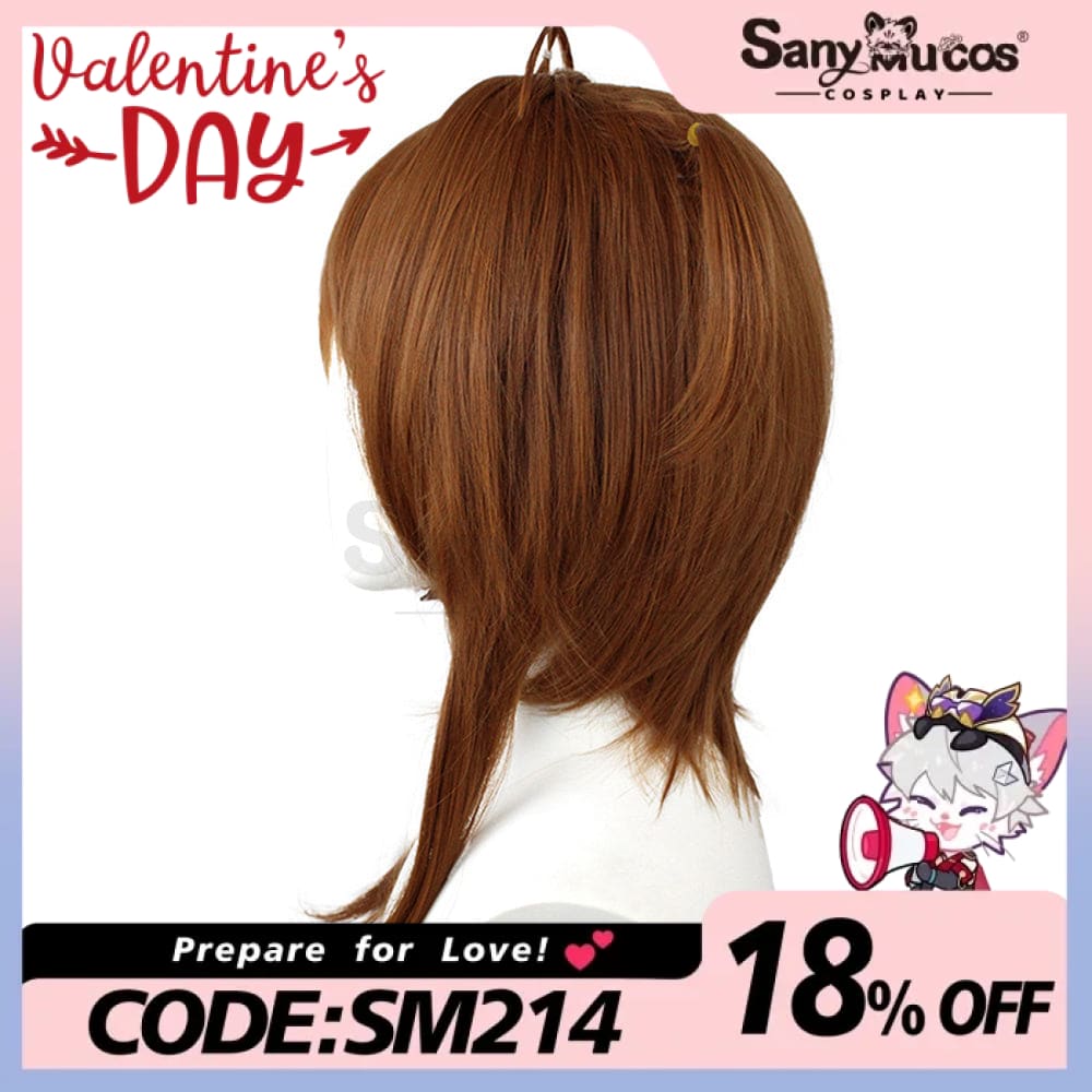 【In Stock】Anime Cardcaptor Sakura Cosplay Kinomoto Battle Suit Wig Wigs