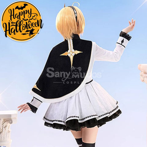 【In Stock】Anime Cardcaptor Sakura Cosplay Kinomoto Sakura Black and White Dress Cosplay Costume Cosplay Costumes