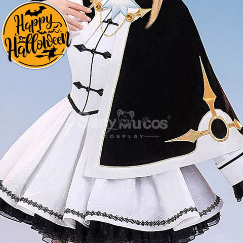 【In Stock】Anime Cardcaptor Sakura Cosplay Kinomoto Sakura Black and White Dress Cosplay Costume Cosplay Costumes