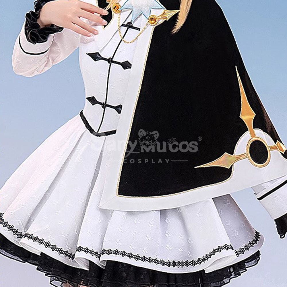 【In Stock】Anime Cardcaptor Sakura Cosplay Kinomoto Sakura Black and White Dress Cosplay Costume Cosplay Costumes