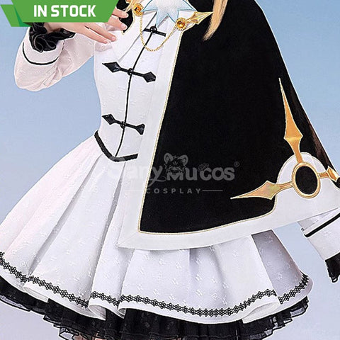【In Stock】Anime Cardcaptor Sakura Cosplay Kinomoto Sakura Black and White Dress Cosplay Costume Cosplay Costumes