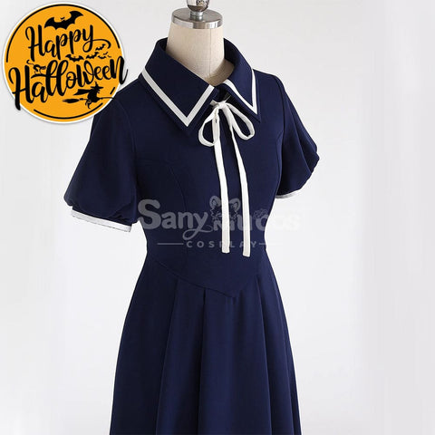 【In Stock】Anime Cardcaptor Sakura Cosplay Kinomoto Sakura Blue Dress Cosplay Costume Cosplay Costumes