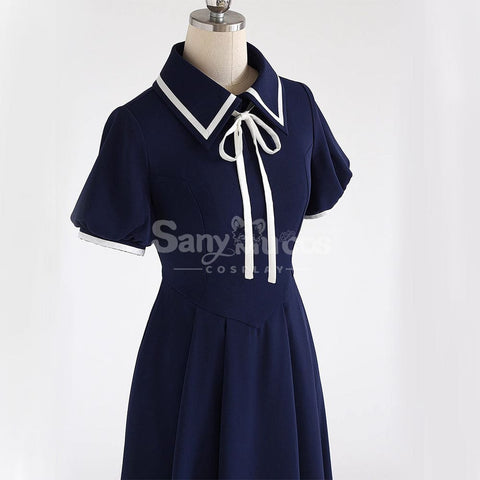 【In Stock】Anime Cardcaptor Sakura Cosplay Kinomoto Sakura Blue Dress Cosplay Costume Cosplay Costumes
