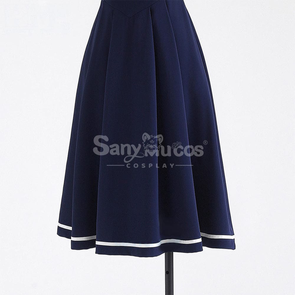 【In Stock】Anime Cardcaptor Sakura Cosplay Kinomoto Sakura Blue Dress Cosplay Costume Cosplay Costumes