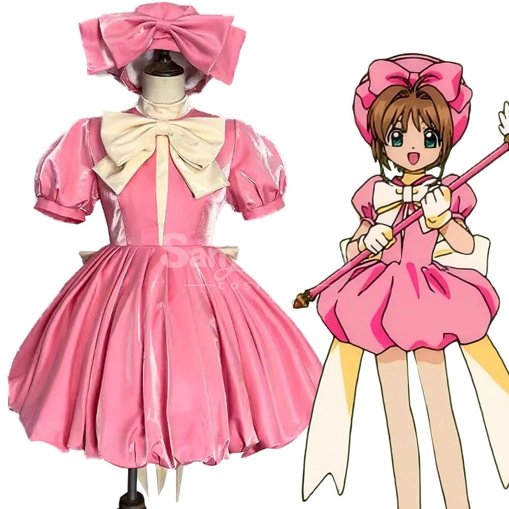 【In Stock】Anime Cardcaptor Sakura Cosplay Sakura Kinomoto Cosplay Costume Cosplay Costumes