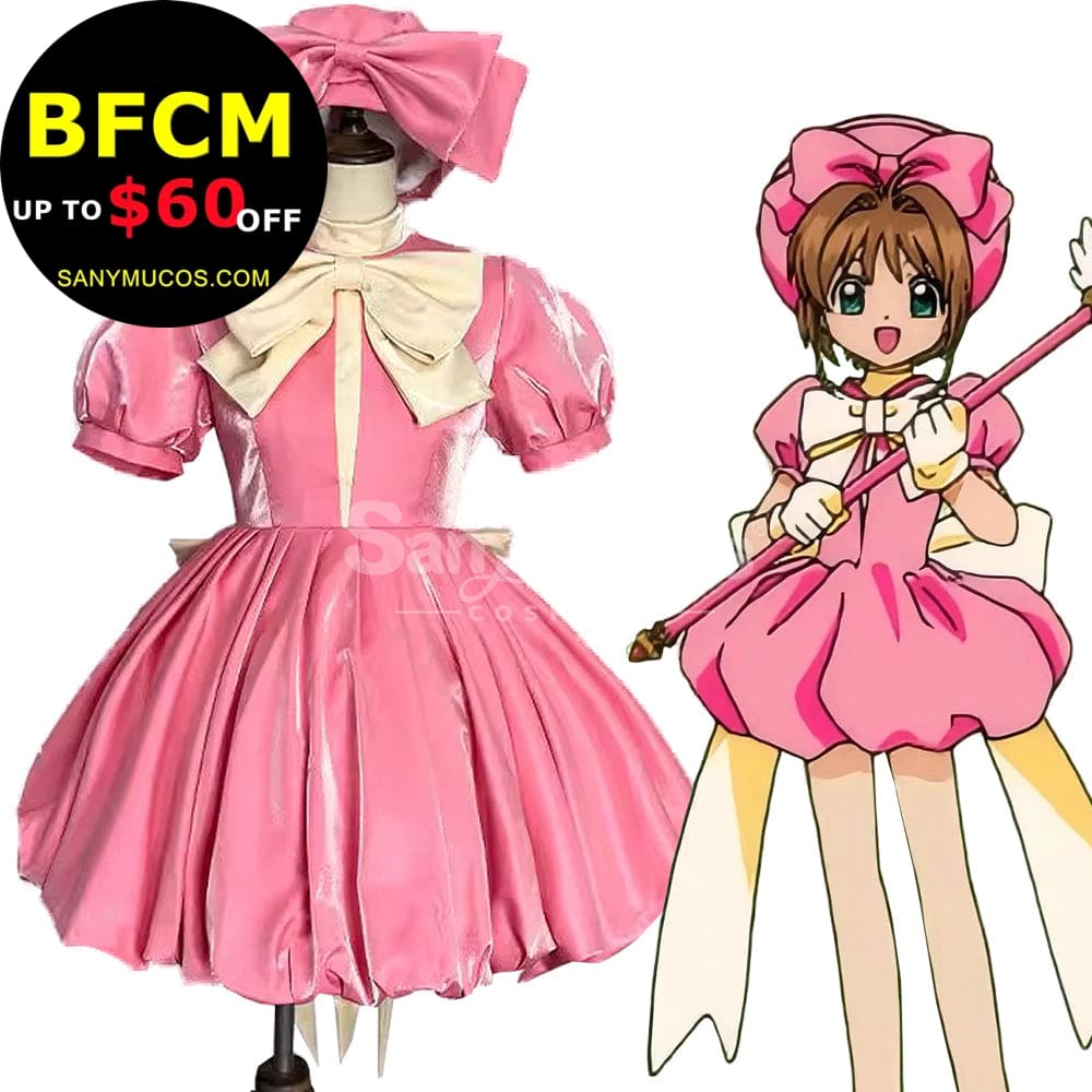 【In Stock】Anime Cardcaptor Sakura Cosplay Sakura Kinomoto Cosplay Costume Cosplay Costumes