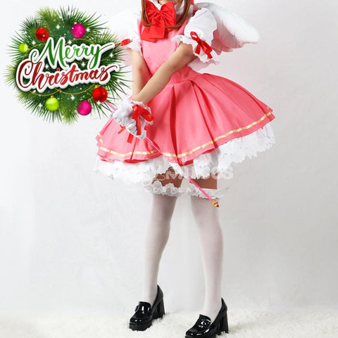 【In Stock】Anime Cardcaptor Sakura Cosplay Kinomoto Costume Costumes